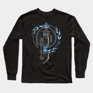 Buster Sword Tattoo Emblem Long Sleeve T-Shirt